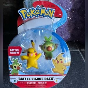 Pokémon Battle Figures Collection Pikachu & grookey from 2020